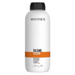 Бальзам кератиновий для сухого та пошкодженого волосся Selective Professional Artistic Flair Balsamo Keratin 1000 ml
