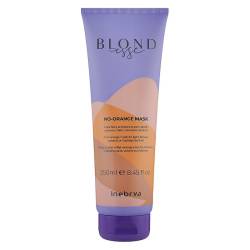 Маска для фарбованого волосся з антиоранжевим ефектом Inebrya Blondesse No-Orange Mask 250 ml