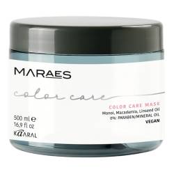 Маска для фарбованого волосся з олією макадамії та лляною олією Kaaral Maraes Vegan Color Care Mask 500 ml