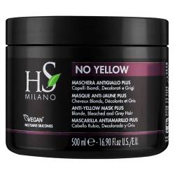 Маска для ухода за светлыми, седыми, обесцвеченными волосами HS Milano No Yellow Anti-Yellow Mask Plus 500 ml