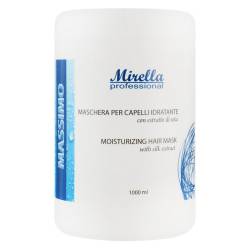 Маска для увлажнения волос с экстрактом шелка Mirella Professional Moisturizing Hair Mask 1000 ml