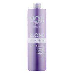 Маска для волос с антижелтым эффектом You look Professional Silver Shine Mask 1000 ml