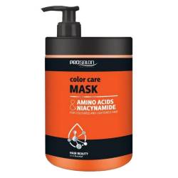 Маска для захисту кольору фарбованого та знебарвленого волосся Prosalon Amino Acids & Niacynamide Color Care Mask 1000 ml