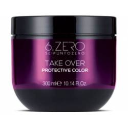 Маска для захисту кольору пофарбованих волосся 6. Zero Seipuntozero Take Over Protective Color Mask 300 ml