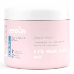 Маска питательная для толстых и сухих волос Sens.us Nutri Normal & Thick Mask 500 ml