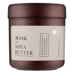 Маска с маслом ши для блеска волос Clever Hair Cosmetics Glossy Line With Shea Butter Mask 500 ml