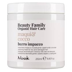 Маска відновлююча для сухого та пошкодженого волосся Nook Beauty Family Maqui and Cocco Mask 250 ml
