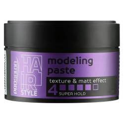 Моделююча паста для волосся, рівень фіксації 4 Prosalon Hair Style Modeling Paste Texture & Matt Effect 100 ml