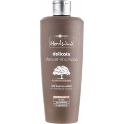 М'який шампунь-гель для душу з екстрактом солодки Hair Company Professional Head Wind Delicate Shower Shampoo 400 ml