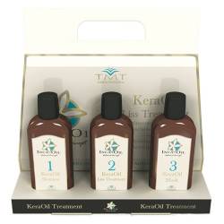 Набір біксипластії для відновлення волосся TMT Milano Inca Oil Keraoil Liss Treatment Kit 3x100 ml