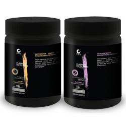 Набір для кератинового випрямлення та відновлення волосся шампунь+кератин H-Tokyo Pro