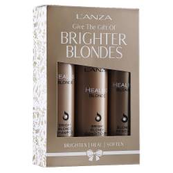 Набор для осветленных волос L'anza Healing Blonde Holiday Trio Box