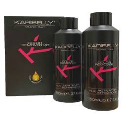 Набір для видалення кольору волосся Karibelly Color Remover Kit 2x150 ml