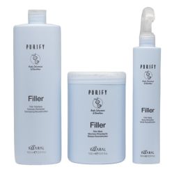 Kaaral Purify Filler Kit Набор для волос с кератином(2x1000 ml)+300 ml