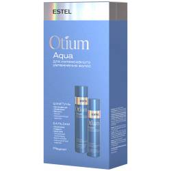 Набор шампунь 250 мл. + бальзам для интенсивного увлажнения волос 200 мл. Estel Professional Otium Aqua