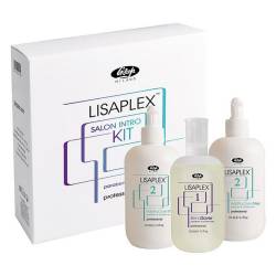 Набір засобів захисту та відновлення волосся Lisap Lisaplex Salon Intro Kit 3x125 ml