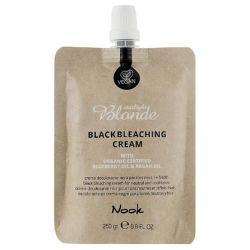 Nook Black Bleaching Cream Осветляющий крем для волос Черный 250 ml