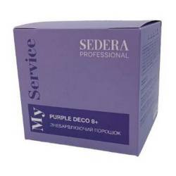 Обесцвечивающий порошок для волос до 8 тонов Sedera Professional My Service Purple Deco 8+ Powder 500 g