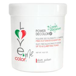 Обесцвечивающий порошок для волос до 8 уровней Dott. Solari Love Me Color Power Decolor 8, 500 g