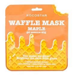 Омолаживающая вафельная маска для лица Кленовый Сироп (1 шт) Kocostar Waffle Mask (Maple) 1 pc