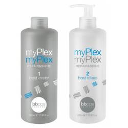 Набор для улучшения структуры волос BBcos Myplex Repair & Shine Kit 2х500 ml