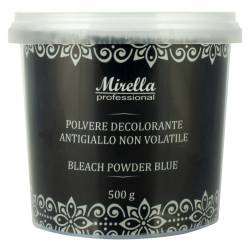 Осветляющая голубая пудра для волос с антижелтым эффектом Mirella Professional Bleach Powder Blue 500 g