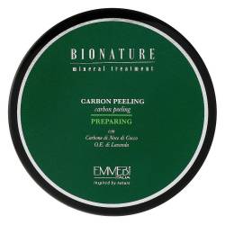 Пілінг для шкіри голови з ефірною олією лаванди Emmebi Italia BioNatural Mineral Treatment Carbon Peel 300 ml