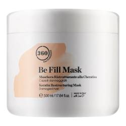 Питательная маска для сухих и поврежденных волос с кератином 360 Be Fill Damaged Hair Restructuring Mask 500 ml