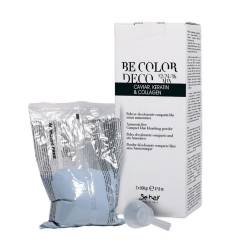 Порошок осветляющий с кератином без аммиака Be Hair Be Color Deco Ammonia Free Compact Blue Bleaching Powder 2x500 g
