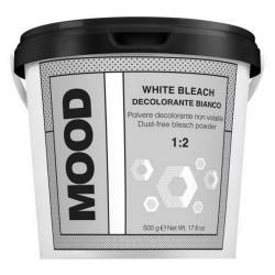 Пудра белая для обесцвечивания волос Mood De-Color White Bleach 500 g