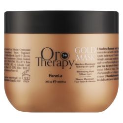 Fanola Oro Therapy Gold Mask Восстанавливающая маска с активными микрочастицами золота 300 ml