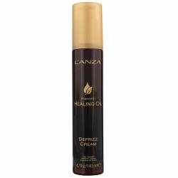 Разглаживающий крем для волос с кератиновым эликсиром LANZA Keratin Healing Oil Cream Defrizz 140 ml