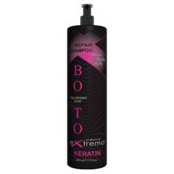 Шампунь-ботокс для восстановления волос с кератином и гиалуроновой кислотой Exstremo Botox Keratin Repair Shampoo 500 ml