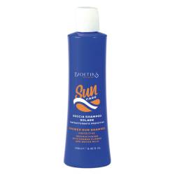 Шампунь-гель для душу захист від сонця та реструктуризація волосся Bioetika Sun Care Shampoo 250 ml