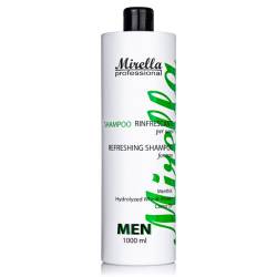 Шампунь для мужчин с ментолом Mirella Professional Refreshing Shampoo 1000 ml