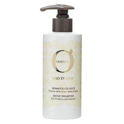Шампунь-блиск для волосся з протеїнами шовку та насіння льону Barex Olioseta Oro Di Luce Shine Shampoo 250 ml