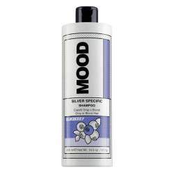 Шампунь для волос, нейтрализующий нежелательный желтый оттенок Mood Silver Specific Shampoo 400 ml