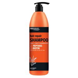 Шампунь для відновлення волосся з пептидами та біотином Prosalon Hair Repair Peptides & Biotin Shampoo 1000 ml