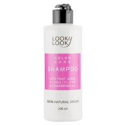 Шампунь для захисту кольору фарбованого волосся з фруктовими кислотами Looky Look Color Care Shampoo 200 ml
