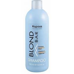 Шампунь с антижелтым эффектом Kapous Professional Blond Bar Anti-Yellow Effect Shampoo 500 ml