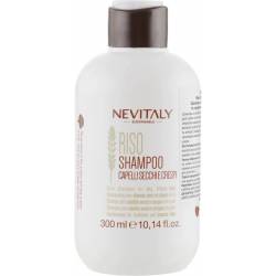 Шампунь с экстрактом риса для сухих и кучерявых волос Nevitaly Riso Shampoo 300 ml