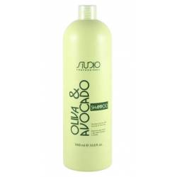Шампунь Увлажняющий с маслами авокадо и оливы Kapous Professional Studio Oliva & Avocado Shampoo 1000 ml