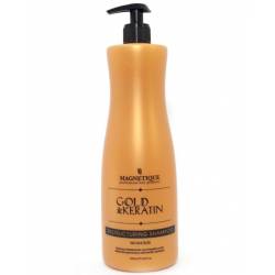 Шампунь восстанавливающий для волос Magnetique Gold&Keratin Oil Restructuring Shampoo 250 ml 