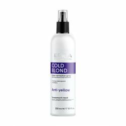 Спрей для нейтрализации желтого оттенка волос Epica Professional Cold Blond Anti-Yelow Color Correction Spray 300 ml