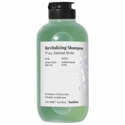 Трав'яний шампунь для глибокого очищення волосся Розмарин і Шавло FarmaVita Back Bar Revitalizing Shampoo Natural Herbs №04, 250 ml