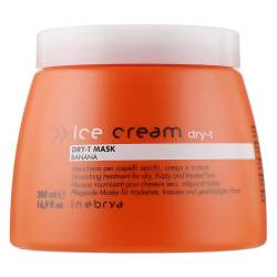 Маска для сухого, кучерявого та фарбованого волосся Inebrya Ice Cream Dry-T Mask 500 ml