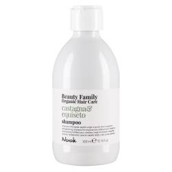 Укрепляющий шампунь для длинных и ломких волос Nook Beauty Family Castagna Equiseta Shampoo 300 ml