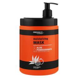 Увлажняющая маска Алоэ и Гранат для сухих слабых и ломких волос Prosalon Aloe Pomegranate Moisturizing Mask 1000 ml