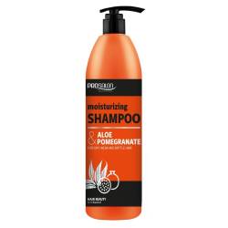 Зволожуючий шампунь Алое та Гранат для сухого слабкого та ламкого волосся Prosalon Aloe Pomegranate Moisturizing Shampoo 1000 ml