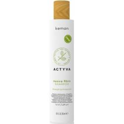 Восстанавливающий шампунь для поврежденных волос Kemon Actyva Nuova Fibra Shampoo 250 ml